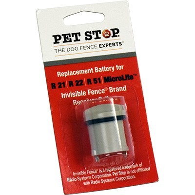Perimeter Technologies Dog Collar Batteries Compatible with Invisible Fence  | Replacement Batteries for R21 or R51 Receiver Dog Collars | Includes